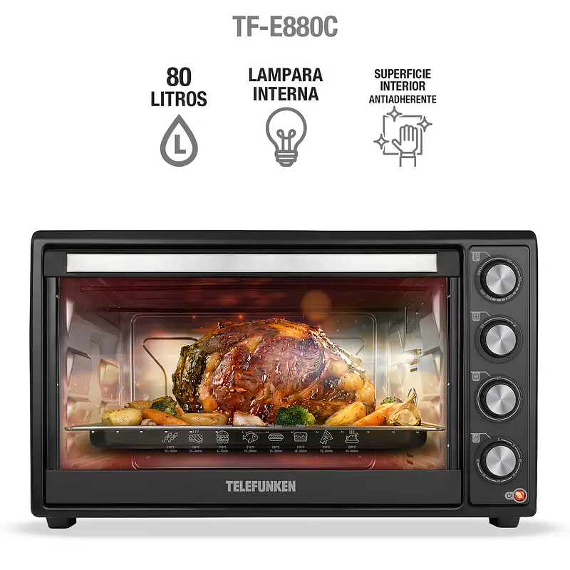 Horno Eléctrico TELEFUNKEN  TF-E880C - Image 2