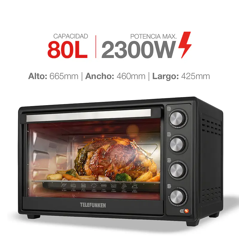 Horno Eléctrico TELEFUNKEN  TF-E1000C - Image 3