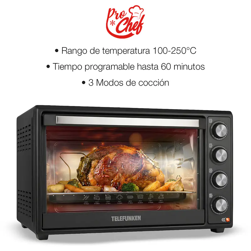 Horno Eléctrico TELEFUNKEN  TF-E1000C - Image 4