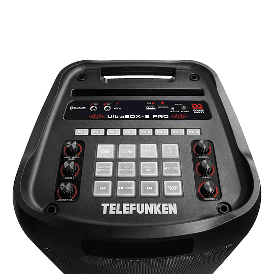 Alto-falante portátil com bateria Telefunken UltraBox 8 Pro - Image 10