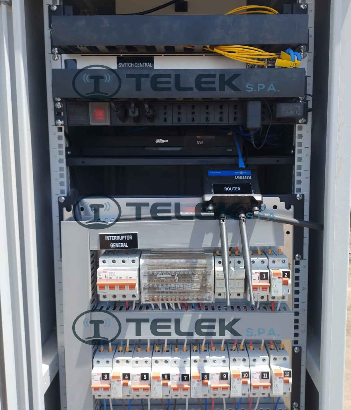 Fibra óptica y redes industriales TELEK