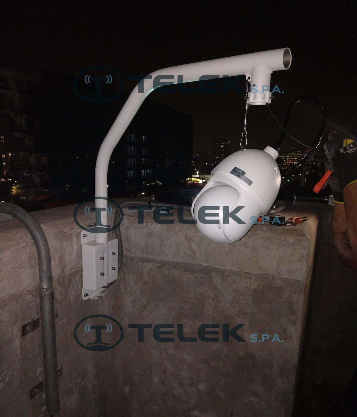 Instalación de cámaras IP PTZ TELEK