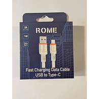 CABO DE CARREGAMENTO ROME USB TIPO- C