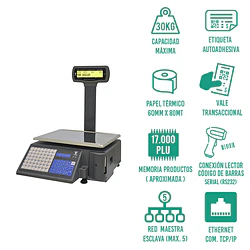 Balanza DIGI SM-320 P 30KG - Image 2
