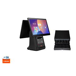 Kit Punto de ventas Imin D4 505 15.6 Touch + Pantalla 15 Pulgadas Cliente - I.V.A Incluido