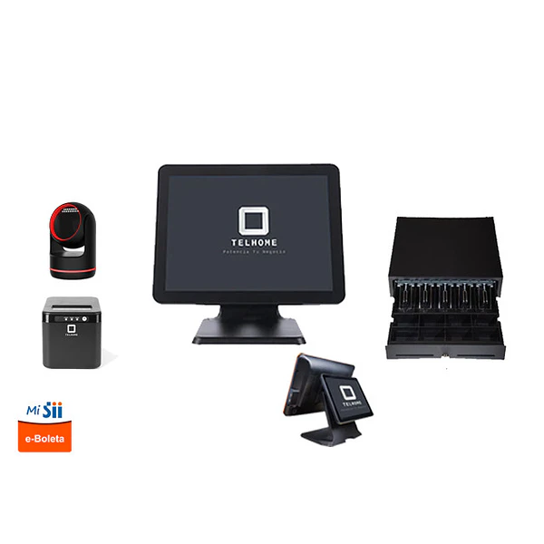 Kit POS Touch doble pantalla minimarket