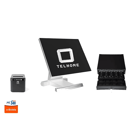 Kit POS All-in-One TOUCH + 1 Impresoras 80MM - I.V.A Incluido