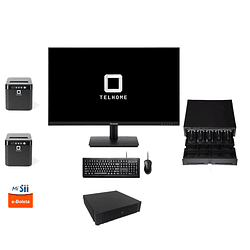Kit Punto de ventas Mini Pc No Touch Windows
