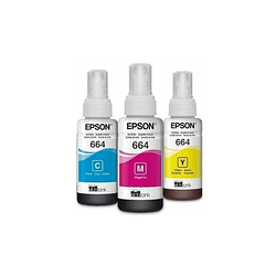 Tinta EPSON Juego de s T664 - Pack 3 unid. Colores - Image 1