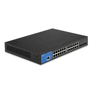 Switch 24-Port Managed Gigabit Switch W/ 4 10G SF
