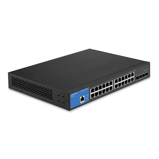 Switch 24-Port Managed Gigabit Switch W/ 4 10G SF - Image 1