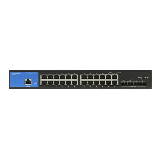 Switch 24-Port Managed Gigabit Switch W/ 4 10G SF - Image 2