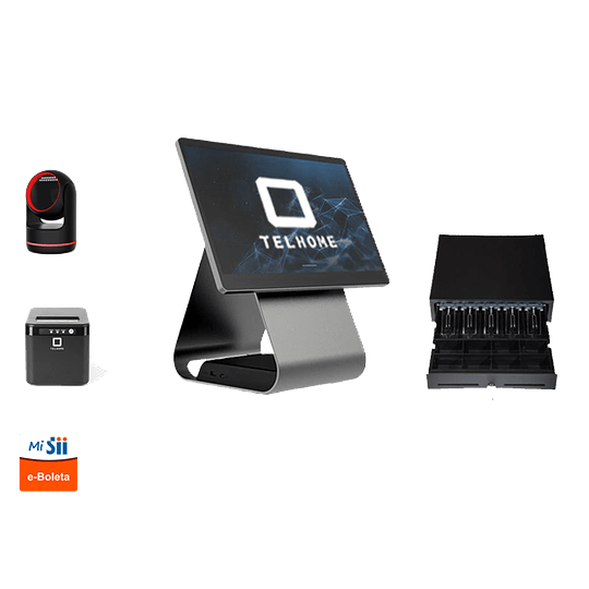 Kit Punto de ventas Profesional Pos Touch windows 15.6 core i3 - Image 1