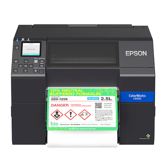 Epson ColorWorks CW-C6500AU Impresora de Etiquetas Color Industrial con Cortador Automático - Image 1