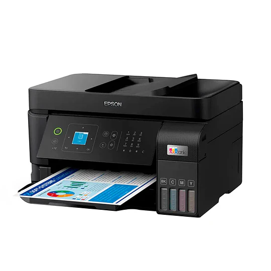 Impresora Multifuncional Epson EcoTank L5590 Wifi USB Imprime Copia Escanea Fax ADF 4800 x 1200 dpi - Image 9