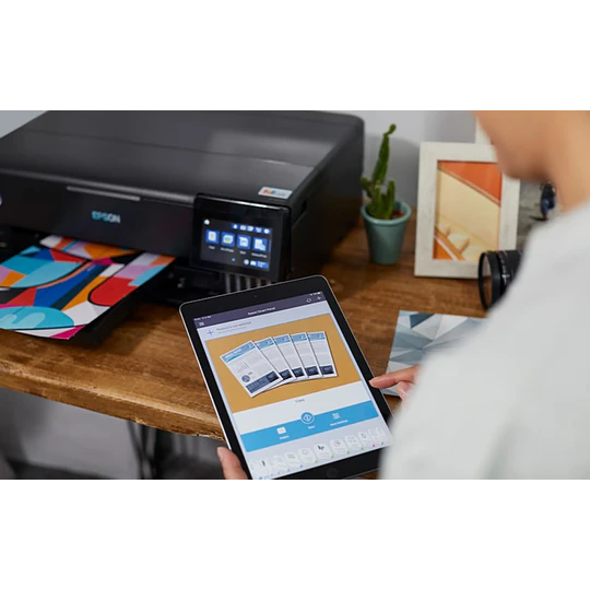 Impresora Multifunción Epson EcoTank L8180 Inyec Tinta 6 colores USB WiFi LAN SD - Image 6