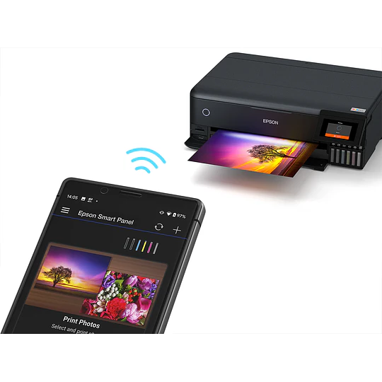Impresora Multifunción Epson EcoTank L8180 Inyec Tinta 6 colores USB WiFi LAN SD - Image 13