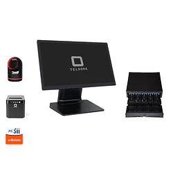 Kit POS Touch Windows 15.6 Intel N97 + Impresora + Lector + Gaveta - Image 1