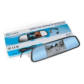 Espejo Con Cámara Retroceso Hawk 