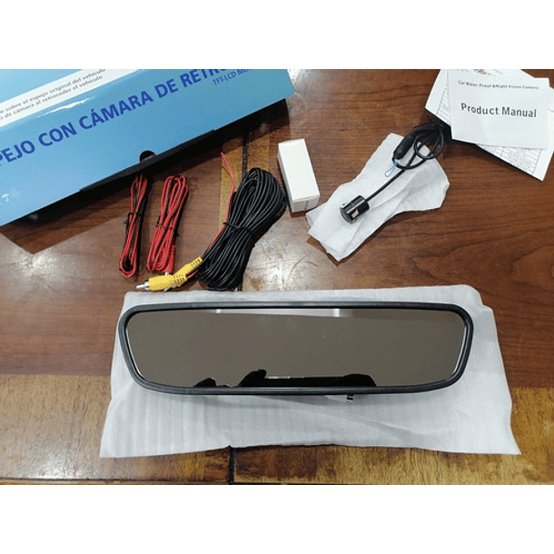 Espejo Con Cámara Retroceso Hawk  2
