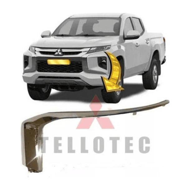 Moldura Parachoque Mitsubishi New L200 2019- 2024 3