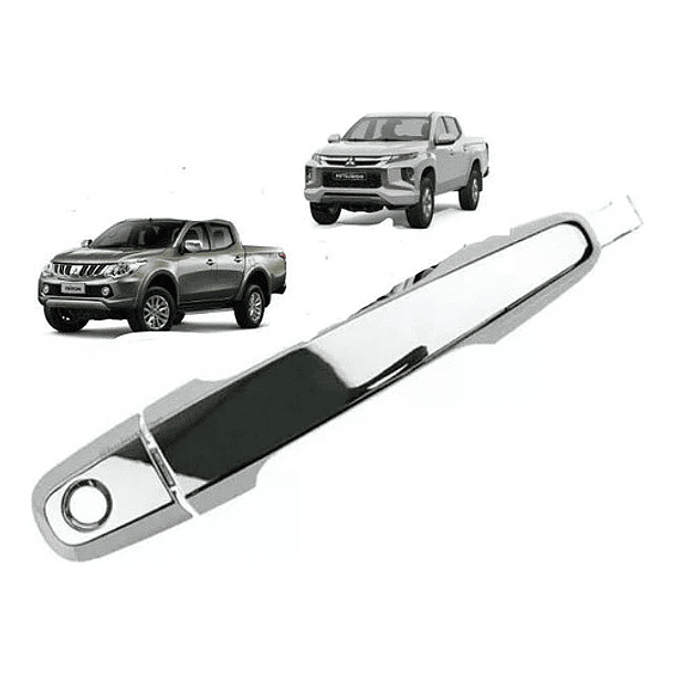 Manilla Puerta Delantera Piloto Izquierda L200 2016-2024 Cromada 1