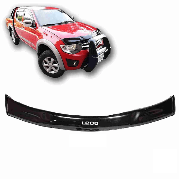 Deflector Capot Negro Mitsubishi L200 2007-2015 
