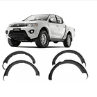Extensiones Fender Negro/Militar Mitsubishi L200 2007-2015 1