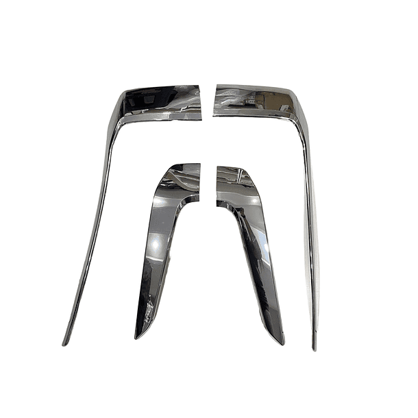 Kit Bisel Moldura Parachoque L200 2020-2024 Cromado 1