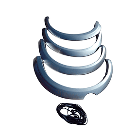 Extensiones Fender Gris Mitsubishi L200 Dakar 2011-2015