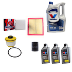 Kit Mantención Mitsubishi L200 2016-2019 Filtros Stp + Aceite Valvoline 1