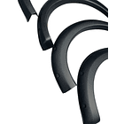 Extensiones Fender Negro Militar Mitsubishi L200 2016-2018  5