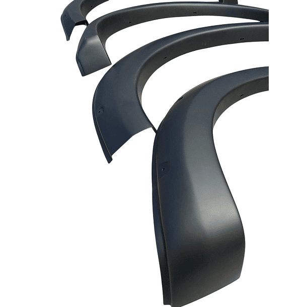 Extensiones Fender Negro Militar Mitsubishi L200 2016-2018  6