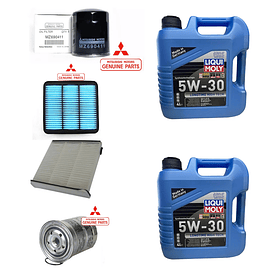 Kit Mantención Mitsubishi L200 2007-2011 Filtros Originales + Aceite Liqui Moly