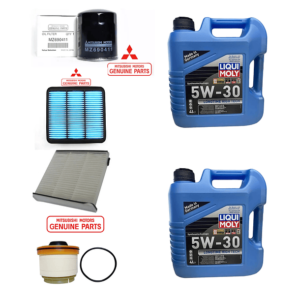 Kit Mantención Mitsubishi L200 2011-2015 Filtros Originales + Aceite Liqui Moly  1