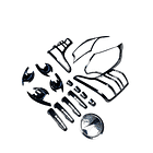 Kit Bisel L200 2016-2019 Cromado 3