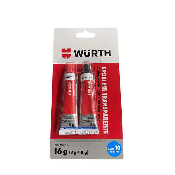 Adhesivo Epoxico Transparente Wurth 16g  1