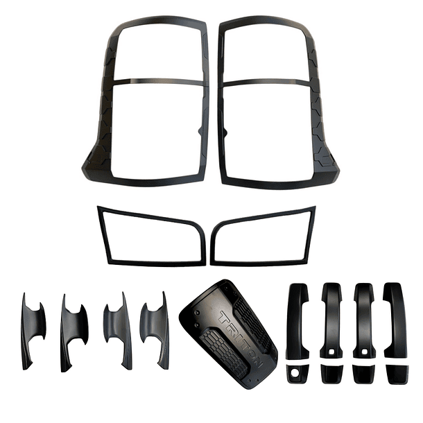 Kit Bisel L200 2025 Negro Dakar juego 1