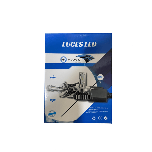 Ampolleta Led H4 Hawk 1