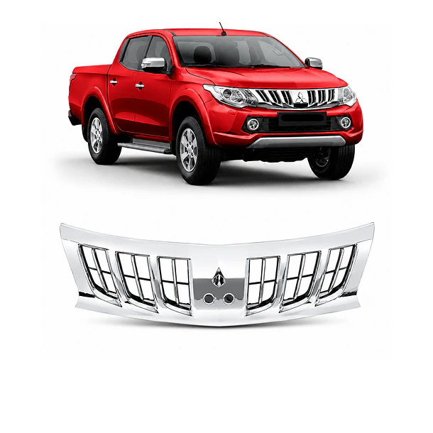 Máscara Cromada Mitsubishi New L200 2016-2019 1