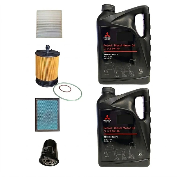 Kit Mantencion Mitsubishi L200 2025-2026 Filtros Alternativos +  Aceites Originales 