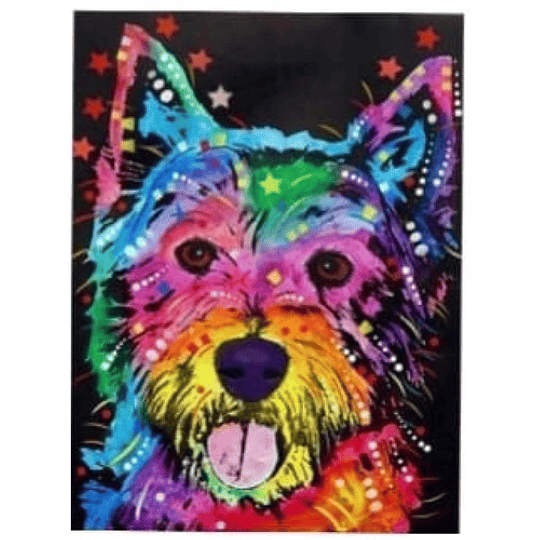 Kit Diamond Painting Pintura De Diamante - Perro Westie