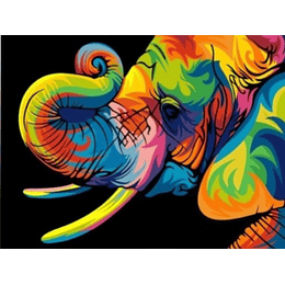 Kit Diamond Painting Pintura De Diamante - Elefante 43