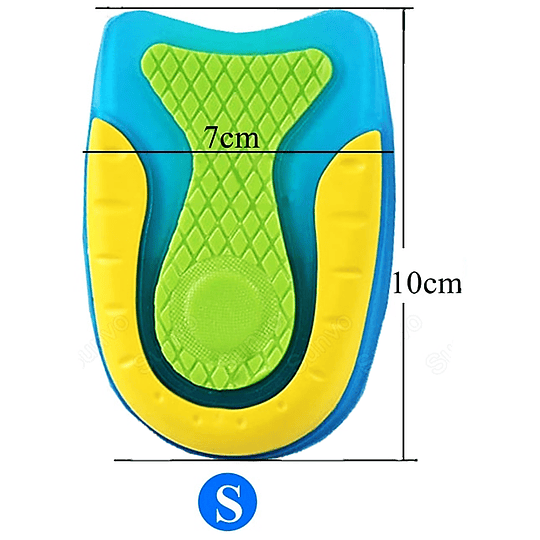 Taloneras De Silicona Ortopédicas - Fascitis - Tendinitis