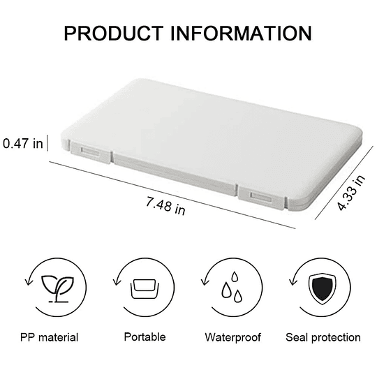 Caja De Almacenamiento Portátil Para Mascarillas Faciales