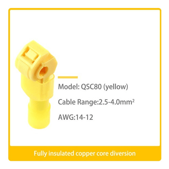 Conector De Cable Eléctrico Rápido A Presión De Empalme X 10