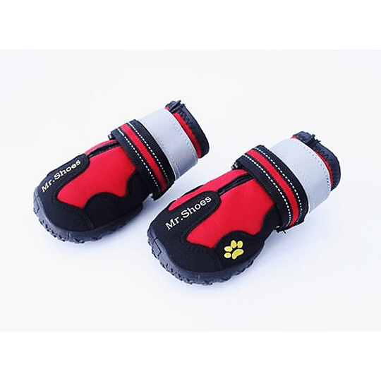 Zapatos Botas Impermeables Reflectantes Para Perros 