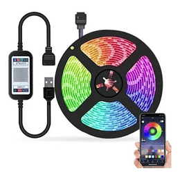 Minicontrolador Rgb Bluetooth Para Tira De Luces Led - Usb