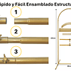 Set De 3 Bases Estructural / Arco Decoraciones Bodas Y Fiestas