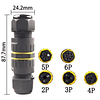 Conector Impermeable Ip68, Adaptador De Terminal 5 Pines